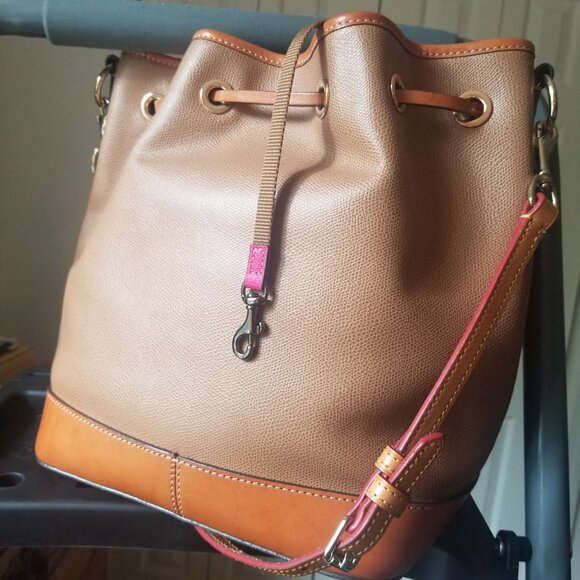 Dooney & Bourke Claremont Bucket / Drawstring Bag - Picture 8 of 10